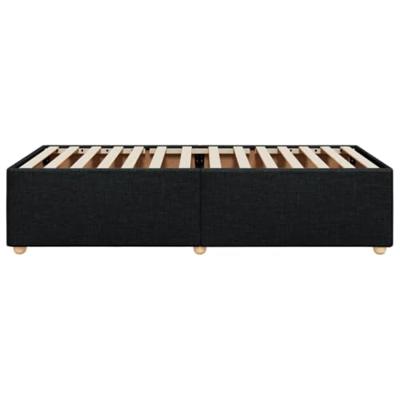 Bedframe zonder matras 80x200 cm stof zwart