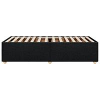 Bedframe zonder matras 80x200 cm stof zwart - thumbnail