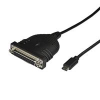 StarTech. com USB C naar parallelle printerkabel - DB25 vrouwelijke poort voor IEEE1284-printers - Busaangedreven - printerkabeladapter - USB naar DB25 (ICUSBCPLLD25) - thumbnail