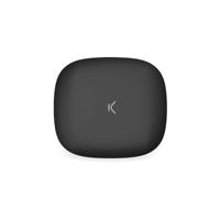 KSIX Oblivion Draadloze Bluetooth-hoofdtelefoon, HD-microfoon voor oproepen, waterdicht, spraakassistent, 19 uur batterijduur, True Wireless Stereo, Touch-bediening, zwart - thumbnail