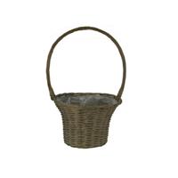 Hengselmand wilg d35h56cm grijs - thumbnail