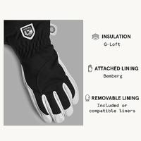 Hestra Heli Ski Female Handschoen Black / Offwhite 5 - thumbnail
