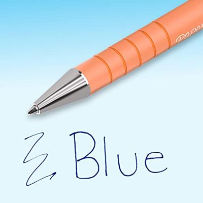 Paper Mate balpen Flexgrip Ultra RT Brights, medium, blauwe inkt, blister van 5 stuks, assorti