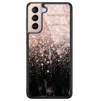 Samsung Galaxy S21 Plus glazen hardcase - Marmer twist - thumbnail