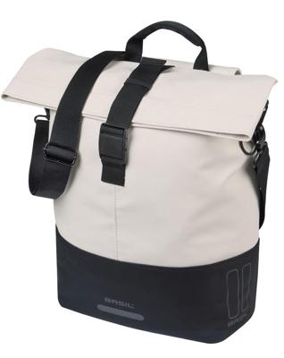 Cove shopper Basil MIK 14-16L 14 x 29 x 36 cm - zwart/wit