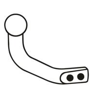 Vaste trekhaak 037491 - thumbnail