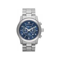 Outlet Special - Michael Kors Blue Dial Runway 45 mm staal | MK8314 - thumbnail
