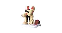 Lemax just married kerstdorp figuur type 2 Caddington Village 2004 - thumbnail