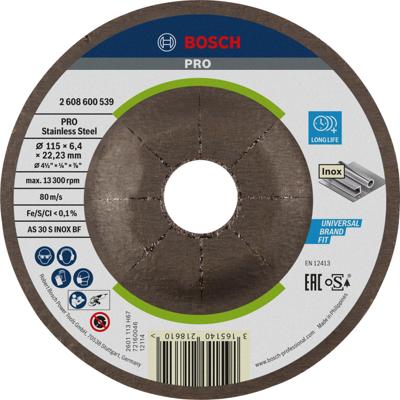 Bosch Accessoires Afbraamschijf | Inox | 115mm | per 1 | 2608600539 - 2608600539