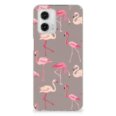 Motorola Moto G73 | TPU Hoesje | Flamingo