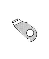 Union derailleurpad gh-076 met schroefset m4x0.7 - thumbnail