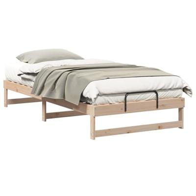 Bedframe met Draaghandvatten Bruin 100 x 210 cm Bedframe met Draaghandvatten Bruin 100 x 210 cm