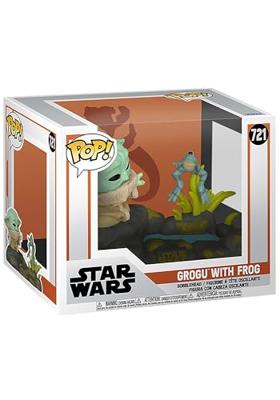 Star Wars The Mandalorian Funko Pop Vinyl: Grogu with Frog