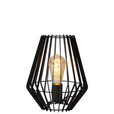 Lucide REDA - Tafellamp - 1xE27 - Zwart
