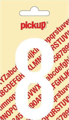 Plakcijfer Nobel Sticker cijfer 8 Pickup - Pickup