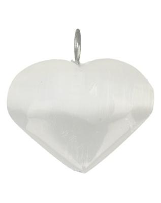 Hartvormige Hanger van Seleniet