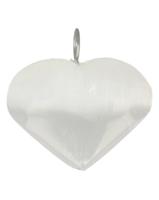 Hartvormige Hanger van Seleniet - thumbnail