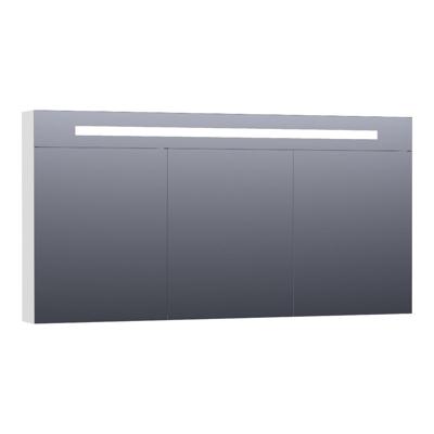 Brauer Promise Deluxe Spiegelkast - 60 cm - met Directe Verlichting - 1 Rechtsdraaiende Dubbelzijdige Spiegeldeur - Mat Wit