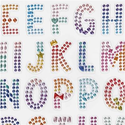 Creativ Company Diamant stickers alfabet, 1 vel