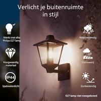 Wandlamp Philips kinno Zwart 25 W Aluminium E27 - thumbnail