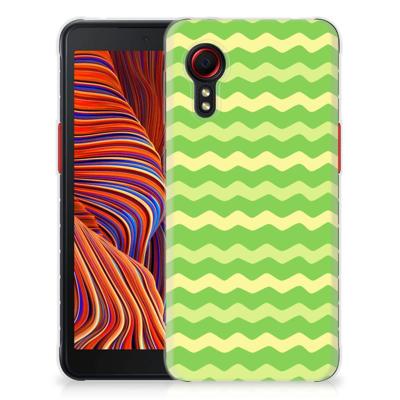 Samsung Galaxy Xcover 5 | TPU bumper | Waves Green
