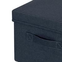 Leitz 61440089 opslagdoos Opbergdoos Rechthoekig Stof/Weefsel Blauw - thumbnail