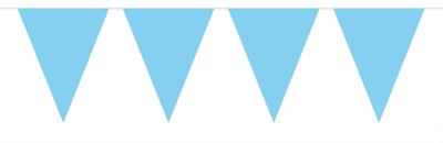 Folat BV Lichtblauwe mini vlaggenlijn, 3mtr.