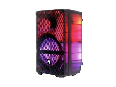 Omnitronic MSE-8+ mobiele party speaker met accu, LED-effecten en microfoon - thumbnail