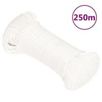 VidaXL Boottouw 4 mm 250 m polypropyleen volwit - thumbnail