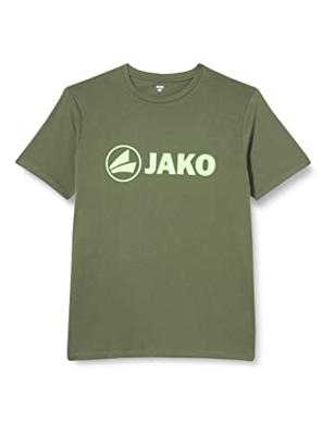 JAKO 6160 T-Shirt Promo - Kaki/Fluogroen - 4XL