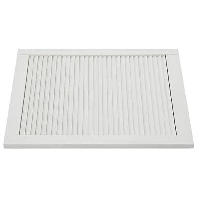 Kastdeur met lamellen 69x59,4 cm massief grenenhout wit Kastdeur met lamellen 69x59,4 cm massief grenenhout wit