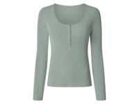 esmara Dames longsleeve (Groen, L (44/46)) - thumbnail