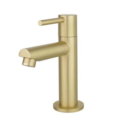 Toiletkraan Best Design Nancy Uitloop Recht 14 cm 1-hendel Mat Goud