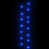Lichtslinger compact met 1000 LED's blauw 10 m PVC - thumbnail