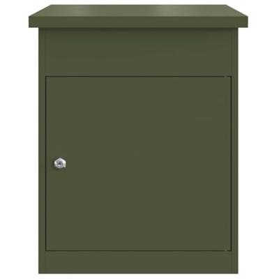 Pakket inwerp box Olijfgroen 44 x 35 x 59 cm Staal Pakket inwerp box Olijfgroen 44 x 35 x 59 cm Staal