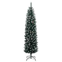 VidaXL Kunstkerstboom smal met 300 led's 180 cm - thumbnail