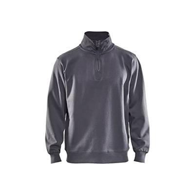 Blåkläder Sweatshirt Jersey 1/2 rits 33651048 | Grijs | Maat XL - 7330509388891