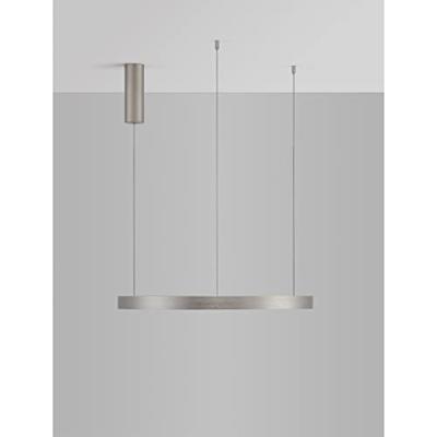 Lyora Ronde hanglampPerrine zilvergrijs Ø 60cm - 9345618