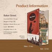 Tone-cheer BookNook Baker Street DIY Modelbouw Knutselen - thumbnail
