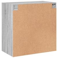 Wandkast met glazen deuren 68x37x68,5 cm grijs sonoma eiken - thumbnail