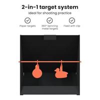 VidaXL Kogelvanger zwart 31 x 23 x 31,5 cm staal - thumbnail