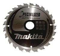 Makita Cirkelzaagblad voor Hout | Specialized: Noest/Spijker | Ø 190mm Asgat 30mm 24T - B-33118 - thumbnail