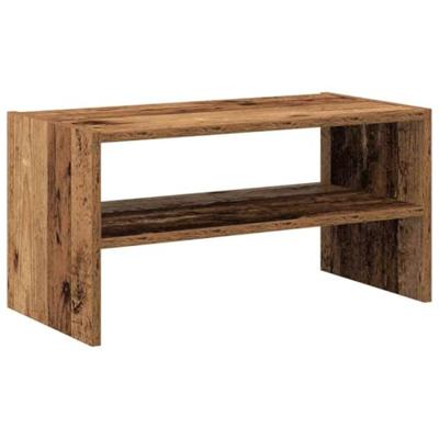 Schoenenrek stapelbaar 60x30x30,5 cm oud houtkleurig