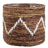 Bloempot Miles - naturel - 31xØ33 cm - thumbnail