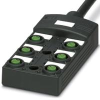 Phoenix Contact SACB-6/ 6-L-10,0PUR SCO P 1452644 Passieve sensor/actorbox M12-verdeler met kunststof schroefdraad 1 stuk(s) - thumbnail