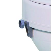 Toiletverhoger Ticco 2G 10 cm met Deksel | Drive | WC verhoger | WC verhoging | Met klemmen | Wit | 523400000 - thumbnail