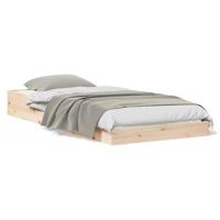 Bedframe Bruin 75 x 190 cm Massief grenenhout - thumbnail