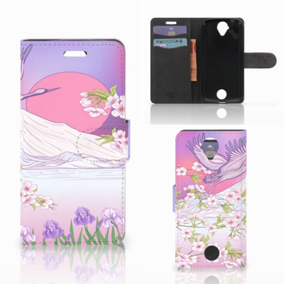 Acer Liquid Z330 Telefoonhoesje met Pasjes Bird Flying Acer Liquid Z330 Telefoonhoesje met Pasjes Bird Flying