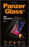Pantserglas displaybescherming, Privacy displaybeschermglas, Apple iPhone 7, helder - thumbnail