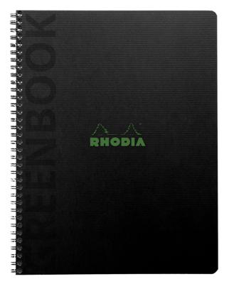 Notitieboek rhodia greenbook recycled a5+ lijn hc | 5 stuks